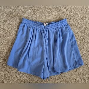 J Crew mercantile womens small blue elastic waist comfy shorts